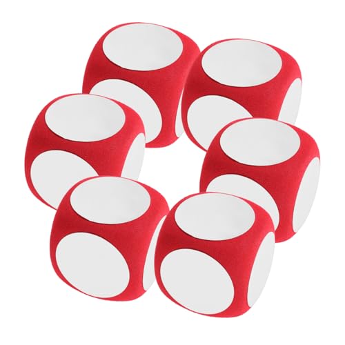HANABASS 6 Stück Würfelbecher Whiteboard- Ausstellung Spielwürfel Werkzeug trockener Löschstift pädagogische Stütze Leere große Spielwürfel im Klassenzimmer Schaum HANABASS 6 Stück Würfelbecher Whiteboard- Ausstellung Spielwürfel Werkzeug trockener Löschstift pädagogische Stütze Leere große Spielwürfel im Klassenzimmer Schaum von HANABASS