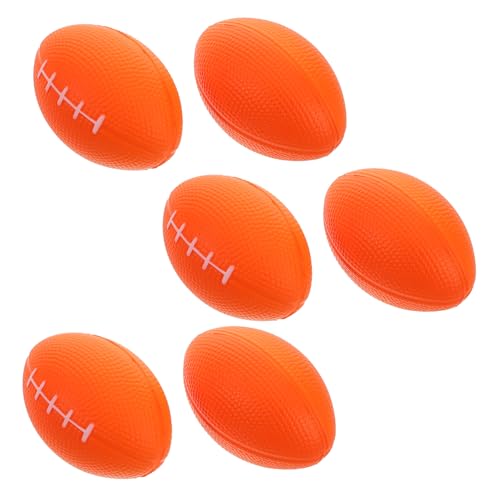 HANABASS 6 Teiliges Fußballspielzeug Fußballzubehör Für Jungen Kinderfußball Mini Schaumstoff Fußbälle Fußball Für Kleinkinder Goodie Bag Stuffers Fußbälle Für Kleinkinder Orange HANABASS 6 Teiliges Fußballspielzeug Fußballzubehör Für Jungen Kinderfußball Mini Schaumstoff Fußbälle Fußball Für Kleinkinder Goodie Bag Stuffers Fußbälle Für Kleinkinder Orange von HANABASS