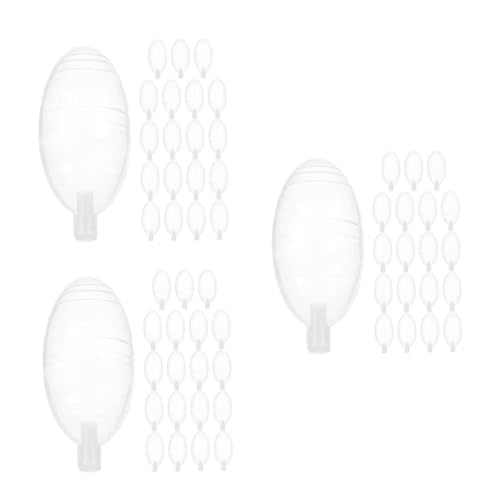 HANABASS 60 Stck. Teiliges Transparente Quietscher für Puppen Wiederverwendbare Mini Geräuschmacher Laute Scharfe Soundeinlagen für Partys Geburtstage und DIY von HANABASS