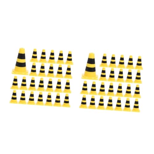 HANABASS 60 Stck. Teiliges Verkehrszeichen und Straßensperren Spielset Miniatur Verkehrscones aus Realistische Verkehrssimulation für Vorschule und Lernspiel Fördert Verkehrssicherheit und HANABASS 60 Stck. Teiliges Verkehrszeichen und Straßensperren Spielset Miniatur Verkehrscones aus Realistische Verkehrssimulation für Vorschule und Lernspiel Fördert Verkehrssicherheit und von HANABASS
