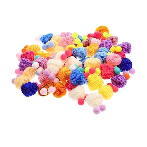 HANABASS 60Stücke Mini Strickmützen Zufällige Farben DIY Bastelbedarf für Dekoration und Schmuck Mini Hut Ornamente für Kreative Projekte und Festtagsgeschenke HANABASS 60Stücke Mini Strickmützen Zufällige Farben DIY Bastelbedarf für Dekoration und Schmuck Mini Hut Ornamente für Kreative Projekte und Festtagsgeschenke von HANABASS