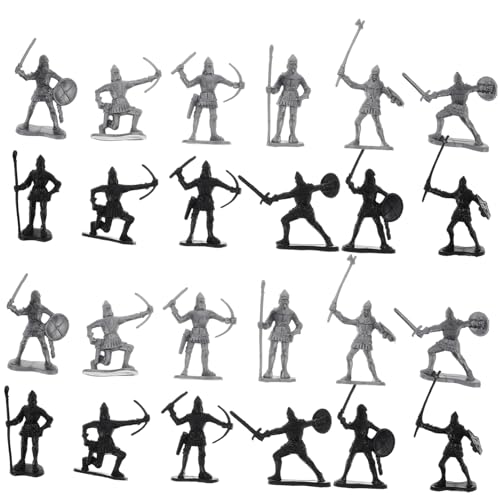 HANABASS 60Stücke Mittelalterliche Spielzeugsoldaten Figuren aus Detailreiche Actionfiguren für Sammler für Klassenzimmerprojekte und Historische Nachstellungen HANABASS 60Stücke Mittelalterliche Spielzeugsoldaten Figuren aus Detailreiche Actionfiguren für Sammler für Klassenzimmerprojekte und Historische Nachstellungen von HANABASS