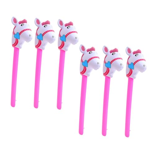 HANABASS 6Stücke Aufblasbare Pferdekopf Sticks Party Requisiten für Pferde Themenparty Dekoration Interaktive Spielzeuge für Fantasievolles und Soziale Interaktion HANABASS 6Stücke Aufblasbare Pferdekopf Sticks Party Requisiten für Pferde Themenparty Dekoration Interaktive Spielzeuge für Fantasievolles und Soziale Interaktion von HANABASS