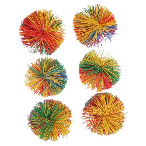 HANABASS 6Stücke Bunte Silikon Bälle Flauschige Stressabbau Spielzeuge für Sensorische Quetschbälle Zufälliger Farbe für Beruhigung und Spaß HANABASS 6Stücke Bunte Silikon Bälle Flauschige Stressabbau Spielzeuge für Sensorische Quetschbälle Zufälliger Farbe für Beruhigung und Spaß von HANABASS