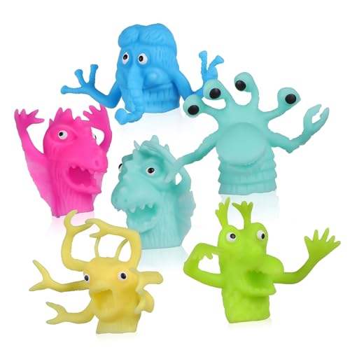 HANABASS 6Stücke Fingerpuppen aus TPR für Lustige Cartoon Handpuppen für Fantasievolles für Kleinkinder Kommunikation und Eltern Junge Mädchen Beziehungen HANABASS 6Stücke Fingerpuppen aus TPR für Lustige Cartoon Handpuppen für Fantasievolles für Kleinkinder Kommunikation und Eltern Junge Mädchen Beziehungen von HANABASS