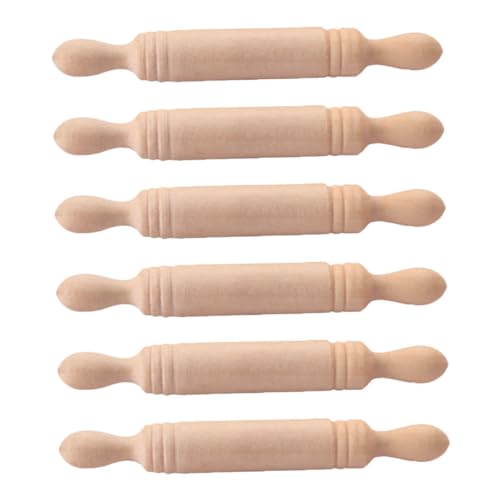 HANABASS 6Stücke Roll Stick Teilig Pädagogisches Modell für Dekorative Küchenutensilien für Mini Häuser Sicher und Langlebig für DIY Mini Küchenlandschaften HANABASS 6Stücke Roll Stick Teilig Pädagogisches Modell für Dekorative Küchenutensilien für Mini Häuser Sicher und Langlebig für DIY Mini Küchenlandschaften von HANABASS