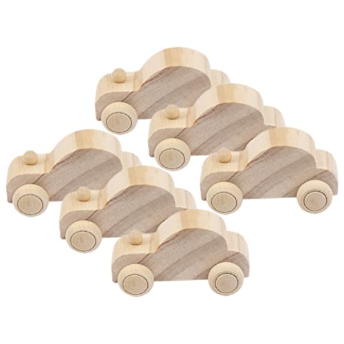 HANABASS 6Stücke Teiliges DIY Graffiti Auto aus Holz für Unfertige Spielzeuge zur Kreativen Gestaltung Lernspielzeug Fantasie und Praktischen Fähigkeiten HANABASS 6Stücke Teiliges DIY Graffiti Auto aus Holz für Unfertige Spielzeuge zur Kreativen Gestaltung Lernspielzeug Fantasie und Praktischen Fähigkeiten von HANABASS