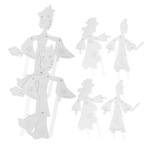 HANABASS 6Stücke Teiliges DIY Schattenpuppenspiel für Kreatives Bastelspielzeug Praktischen Fähigkeiten und Traditionellem Kunsthandwerk HANABASS 6Stücke Teiliges DIY Schattenpuppenspiel für Kreatives Bastelspielzeug Praktischen Fähigkeiten und Traditionellem Kunsthandwerk von HANABASS