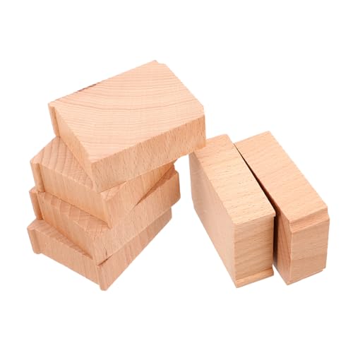 HANABASS 6Stücke Teiliges Holzbrückenpfeiler für Holzeisenbahnen Stützbrücke Zubehör für Erhöhten Gleisbau Geeignet für Kreative Eisenbahnlayouts und Spielvergnügen mit Kindern von HANABASS