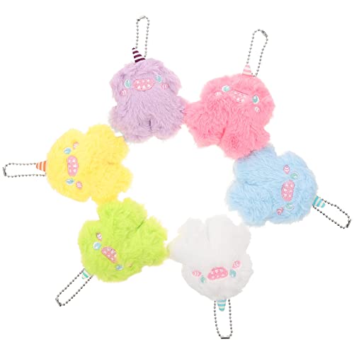 HANABASS 6Stücke Teiliges Plüschmonster Puppen Cartoon für Geburtstagsgeschenk Dekorative Kuscheltiere Verschiedenen Designs zum Aufhängen Wohnzimmer von HANABASS