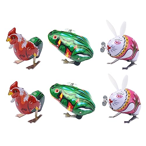 HANABASS 6Stücke Tierspielzeug für Klassisches Aufziehspielzeug aus Sicher und Langlebig Dekoration für Mehr Freude im Kinderzimmer HANABASS 6Stücke Tierspielzeug für Klassisches Aufziehspielzeug aus Sicher und Langlebig Dekoration für Mehr Freude im Kinderzimmer von HANABASS
