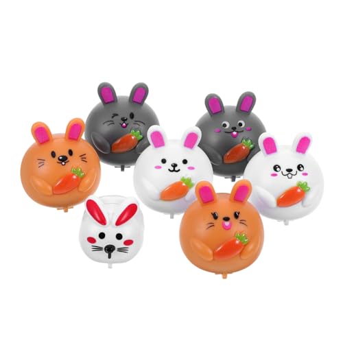 HANABASS 7 Stück Kinderspielzeug Mini Rennfahrer zurückziehen Reibung Cartoon-Push-Auto Tierauto-Kleinkindspielzeug Karotte Spielzeugkaninchen Osterspielzeug Bauauto schieben Abs HANABASS 7 Stück Kinderspielzeug Mini Rennfahrer zurückziehen Reibung Cartoon-Push-Auto Tierauto-Kleinkindspielzeug Karotte Spielzeugkaninchen Osterspielzeug Bauauto schieben Abs von HANABASS