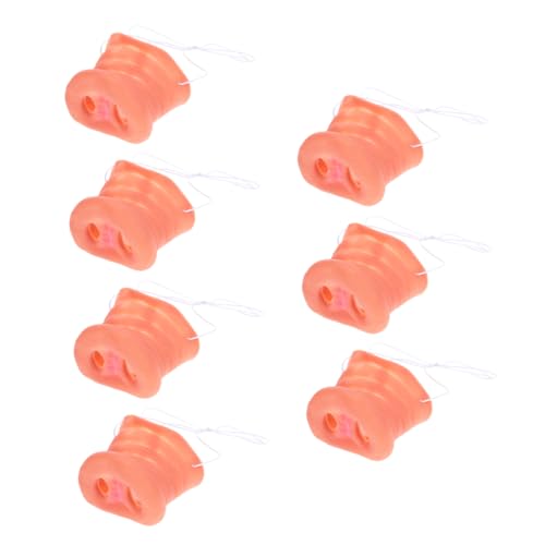 HANABASS 7 Stück Teiliges Künstliche Schweinenase mit Elastischem Band Verstellbare Schweinschnauze für Bequemes Leichtes Halloween Kostümzubehör für Tierkostüm und Rollenspiel von HANABASS