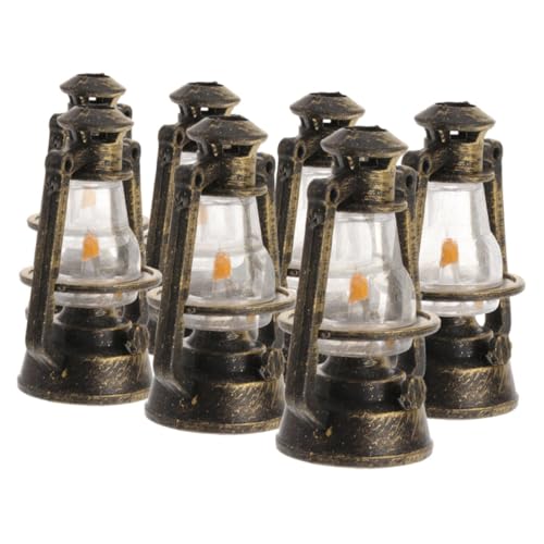 HANABASS 7 Stück Vintage Kerosinlampen für Mikro Landschaften Realistische Dekorationsleuchten für Puppenhäuser und DIY Projekte HANABASS 7 Stück Vintage Kerosinlampen für Mikro Landschaften Realistische Dekorationsleuchten für Puppenhäuser und DIY Projekte von HANABASS