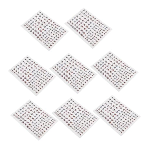 HANABASS 8 Blatt Teiliges Cartoon Augen für DIY Bastelprojekte für Harzfiguren Kreative Bastelaccessoires HANABASS 8 Blatt Teiliges Cartoon Augen für DIY Bastelprojekte für Harzfiguren Kreative Bastelaccessoires von HANABASS