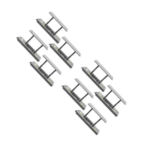 HANABASS 8 Stck. Teiliges DIY Bahnsteig Modell Kunststoff Bahnstation Plattform Realistisches mit Detaillierter Nachbildung Sicher und Einfach Montierbar Kreatives Spiel von HANABASS
