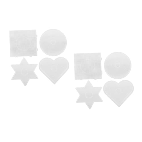 HANABASS 8 Stck. Teiliges DIY Bügelperlen Schablonen Transparent Geometrische Vorlagen für Kreatives Steckperlen Puzzle Vorstellungskraft Räumlichem und Intelligenz HANABASS 8 Stck. Teiliges DIY Bügelperlen Schablonen Transparent Geometrische Vorlagen für Kreatives Steckperlen Puzzle Vorstellungskraft Räumlichem und Intelligenz von HANABASS