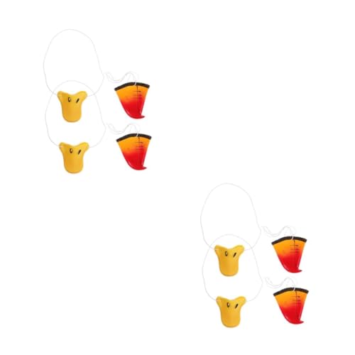 HANABASS 8 Stck. Teiliges Realistische Tiernase als Entenschnabel und Papageienschnauze Bunte Tierkostüm Masken für Halloween Geburtstag Partydekoration und Cosplay Zubehör HANABASS 8 Stck. Teiliges Realistische Tiernase als Entenschnabel und Papageienschnauze Bunte Tierkostüm Masken für Halloween Geburtstag Partydekoration und Cosplay Zubehör von HANABASS