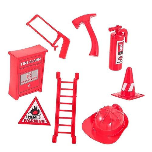 HANABASS 8 Stück Doll House Feuerfeuerzubehör Puppenhaus-Feuerwehrspielzeug Kinderspielzeug puppenzubehör Feuerwehr-Requisiten Modell eines Feuerlöschers aus Kunststoff Plastik rot HANABASS 8 Stück Doll House Feuerfeuerzubehör Puppenhaus-Feuerwehrspielzeug Kinderspielzeug puppenzubehör Feuerwehr-Requisiten Modell eines Feuerlöschers aus Kunststoff Plastik rot von HANABASS