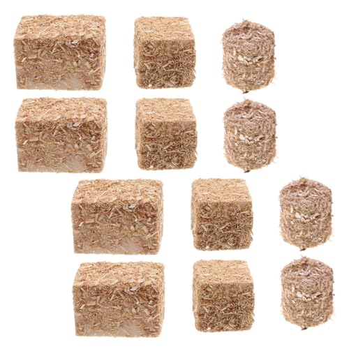HANABASS 8 Stück Mini Heuballen Teilig Deko für Puppenhaus Bauernhof Rustikal Realistische Strohballen Miniatur Detailgetreu Handgefertigt Sicher für DIY Dekoration HANABASS 8 Stück Mini Heuballen Teilig Deko für Puppenhaus Bauernhof Rustikal Realistische Strohballen Miniatur Detailgetreu Handgefertigt Sicher für DIY Dekoration von HANABASS