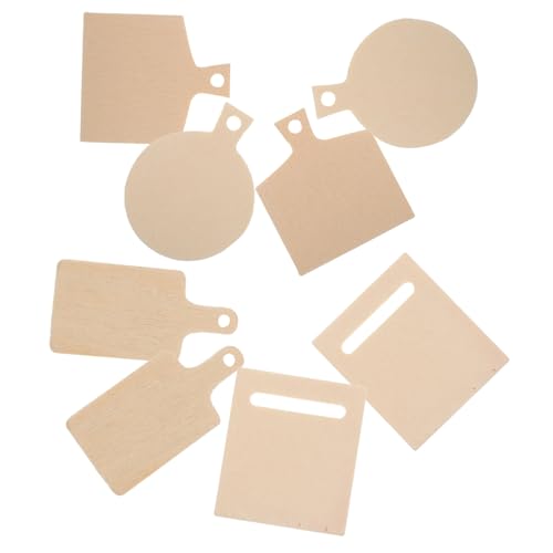 HANABASS 8 Stück Mini Schneidebretter Modell Schneidebrett Dekoratives Schneidebrett Mini Küche Wurstbrett Griffe Puppenhausküche Puppenküche Mini Spielküche Beige Holz HANABASS 8 Stück Mini Schneidebretter Modell Schneidebrett Dekoratives Schneidebrett Mini Küche Wurstbrett Griffe Puppenhausküche Puppenküche Mini Spielküche Beige Holz von HANABASS