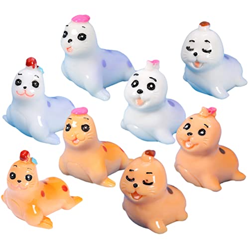 HANABASS 8 Stück Miniatur Meeressäuger Aquarium Deko Teiliges Sea Lion Figuren für Fischbecken Geeignet für Süß und Realistische für Zuhause und Büro HANABASS 8 Stück Miniatur Meeressäuger Aquarium Deko Teiliges Sea Lion Figuren für Fischbecken Geeignet für Süß und Realistische für Zuhause und Büro von HANABASS