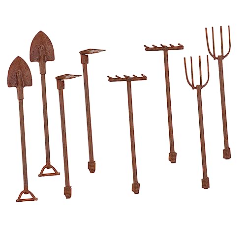 HANABASS 8 Stück Retro -Mini -Werkzeuge Schaufel Nivellierung Ornamente drinnen Puppenhaus-Gartengeräte Garten -Mini -Werkzeuge Gartengeräte aus Metall Eisen Brown HANABASS 8 Stück Retro -Mini -Werkzeuge Schaufel Nivellierung Ornamente drinnen Puppenhaus-Gartengeräte Garten -Mini -Werkzeuge Gartengeräte aus Metall Eisen Brown von HANABASS