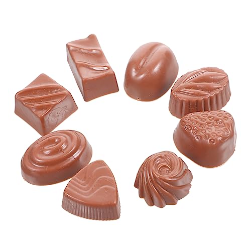 HANABASS 8 Stück Simulationsschokolade 3D Gefälschte Schokolade Gefälschte Pralinen Schokoladenmodell Realistisch Künstliche Pralinen Simuliertes Schokoladendekor Sortiert PVC Coffee HANABASS 8 Stück Simulationsschokolade 3D Gefälschte Schokolade Gefälschte Pralinen Schokoladenmodell Realistisch Künstliche Pralinen Simuliertes Schokoladendekor Sortiert PVC Coffee von HANABASS
