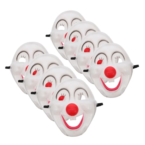 HANABASS 8 Stück Teiliges Clownmasken aus Leichtem PVC Vollgesichts-masken für Karneval Fasching und Halloween Wiederverwendbare Partydekorationen für Damen und Herren HANABASS 8 Stück Teiliges Clownmasken aus Leichtem PVC Vollgesichts-masken für Karneval Fasching und Halloween Wiederverwendbare Partydekorationen für Damen und Herren von HANABASS