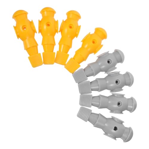 HANABASS 8 Stück Teiliges Ersatzspielerset für Tischfußball Robuste Figuren in Dunkelgelb und Kompatibel für Indoor-Sport und Freizeitspiele Langlebige Spielfiguren für Authentische von HANABASS
