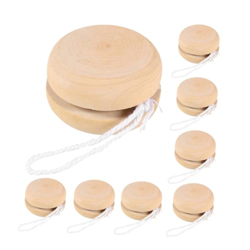 HANABASS 8 Stück Teiliges Holzyoyo Bälle zum Bemalen DIY Kinderspielzeug aus Robustem Holz für Kreative Bastelprojekte für Geburtstagsgeschenke Kognitiven Fähigkeiten HANABASS 8 Stück Teiliges Holzyoyo Bälle zum Bemalen DIY Kinderspielzeug aus Robustem Holz für Kreative Bastelprojekte für Geburtstagsgeschenke Kognitiven Fähigkeiten von HANABASS