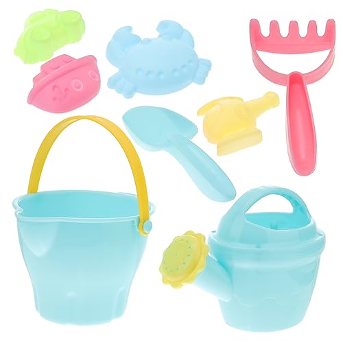 HANABASS 8 Stück Teiliges Sandspielzeugset für Kleinkinder Strandspielzeug mit Eimer Gießkanne und Sandformen für Sandkasten und Strand Fördert Kreativität und Motorische HANABASS 8 Stück Teiliges Sandspielzeugset für Kleinkinder Strandspielzeug mit Eimer Gießkanne und Sandformen für Sandkasten und Strand Fördert Kreativität und Motorische von HANABASS