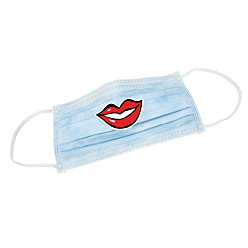 HANABASS 80 Stück Lippenaufkleber für Masken Selbstklebende Dekorationsaufkleber mit für Servicebranche für Freunde und Familie HANABASS 80 Stück Lippenaufkleber für Masken Selbstklebende Dekorationsaufkleber mit für Servicebranche für Freunde und Familie von HANABASS
