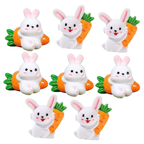 HANABASS 8stücke Miniatur Hase Figuren Süße Kaninchen Deko Für Und Kreative Bastelprojekte Für Osterfeiern Und Märchenlandschaften HANABASS 8stücke Miniatur Hase Figuren Süße Kaninchen Deko Für Und Kreative Bastelprojekte Für Osterfeiern Und Märchenlandschaften von HANABASS