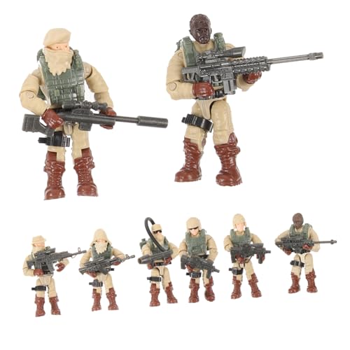HANABASS 8Stücke Soldaten Figuren Bewegliche Menschenmodelle für Szenen für Garten Dekoration und Schulprojekte für Jungen und Sammler HANABASS 8Stücke Soldaten Figuren Bewegliche Menschenmodelle für Szenen für Garten Dekoration und Schulprojekte für Jungen und Sammler von HANABASS