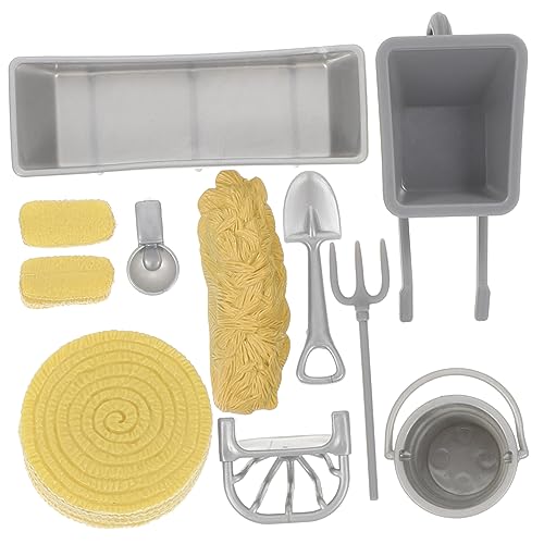 HANABASS 8Stücke Spielzeugset Teiliges Zubehör für Kleinkinder Rollenspielzeug für Jahre Langlebige und Farmaccessoires Puppenhäuser HANABASS 8Stücke Spielzeugset Teiliges Zubehör für Kleinkinder Rollenspielzeug für Jahre Langlebige und Farmaccessoires Puppenhäuser von HANABASS