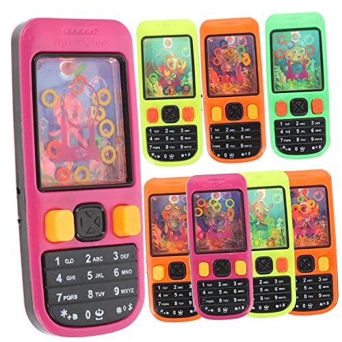 HANABASS 8Stücke Teiliges Handheld Wasserspielzeug Kreatives Ringwurfspiel für Interaktives Ringwurfspiel mit Lustigem Telefon Design für Garten und Poolspiele HANABASS 8Stücke Teiliges Handheld Wasserspielzeug Kreatives Ringwurfspiel für Interaktives Ringwurfspiel mit Lustigem Telefon Design für Garten und Poolspiele von HANABASS