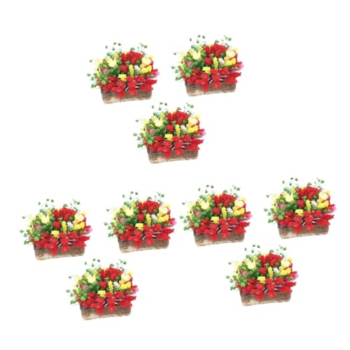 HANABASS 9 Stck. Miniatur Blumentopf Deko Teilig Realistische Künstliche Pflanzen Langlebig und Pflegeleicht für Puppenhaus und Mini Garten Dekoration HANABASS 9 Stck. Miniatur Blumentopf Deko Teilig Realistische Künstliche Pflanzen Langlebig und Pflegeleicht für Puppenhaus und Mini Garten Dekoration von HANABASS