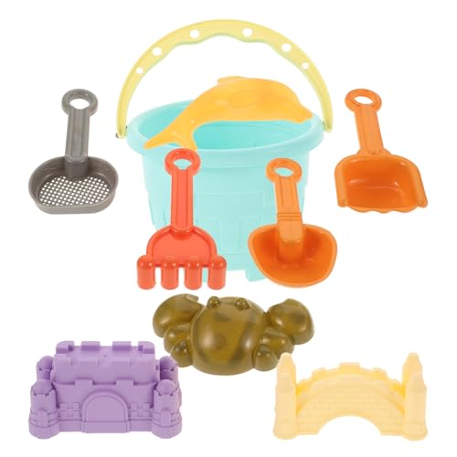HANABASS 9 Stück Teiliges Sandspielzeug Set für Kleinkinder Strandspielzeug mit Eimer Schaufel Rechen und Sandformen für Kreative Sandburgen und Spaß im Freien HANABASS 9 Stück Teiliges Sandspielzeug Set für Kleinkinder Strandspielzeug mit Eimer Schaufel Rechen und Sandformen für Kreative Sandburgen und Spaß im Freien von HANABASS