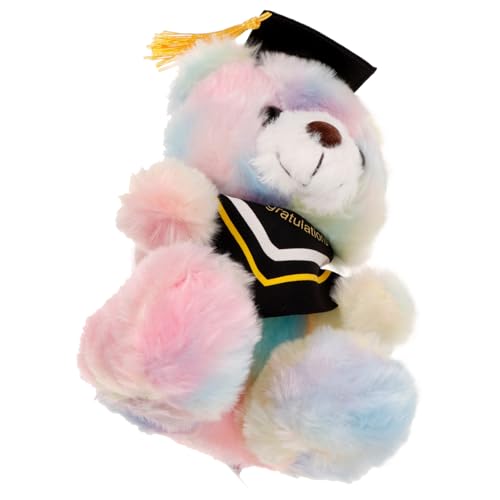 HANABASS Abschluss Bär Plüschfigur mit Doktorhut Süßes Kuscheltier für Graduierungsgeschenke zur Dekoration von Tischen Sofas oder für Familie und Freunde aus Weichem Baumwollmaterial HANABASS Abschluss Bär Plüschfigur mit Doktorhut Süßes Kuscheltier für Graduierungsgeschenke zur Dekoration von Tischen Sofas oder für Familie und Freunde aus Weichem Baumwollmaterial von HANABASS