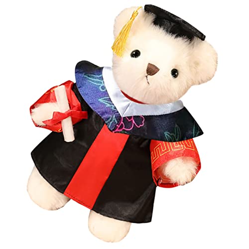 HANABASS Abschluss Plüschbär mit Doktorhut und Perfektes zur Graduierung für Frauen Flauschiges Kuscheltier zur des Schulabschlusses oder Hochschulabschlusses HANABASS Abschluss Plüschbär mit Doktorhut und Perfektes zur Graduierung für Frauen Flauschiges Kuscheltier zur des Schulabschlusses oder Hochschulabschlusses von HANABASS