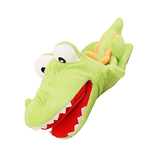 HANABASS Alligator Handpuppe aus Interaktive Cartoon Handpuppe für Rollenspiele und Geschichtenerzählen Perfektes Puppenspielzeug für Erwachsene von HANABASS