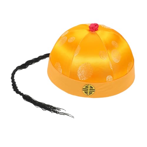 HANABASS Antike Chinesische Kaiser Mütze Nachbildung Song Stil Kleiner Goldener Rollenspielhut Historisches Kostüm Zubehör für Theater Aufführungen und Themenpartys HANABASS Antike Chinesische Kaiser Mütze Nachbildung Song Stil Kleiner Goldener Rollenspielhut Historisches Kostüm Zubehör für Theater Aufführungen und Themenpartys von HANABASS