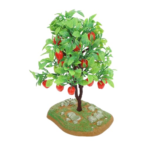 HANABASS Apfelbaummodell Architekturmodell Materialien Palmen Kleine Palmen Modellbasis Miniatur Herbstbäume Mini Puppenhaus Gartenmodell Apfelbaumspielzeug Miniaturpflanzen von HANABASS