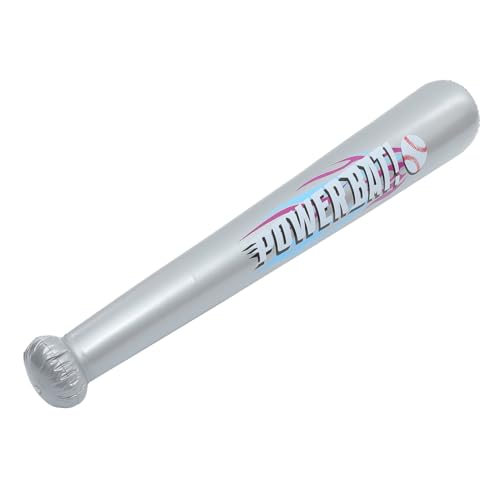 HANABASS Aufblasbare Baseball -Fledermausspielzeuge Fledermäuse Schaum Glücklich Dekorationen Thema Partydekoration im Baseball-Stil Kinderspielzeug aufblasbarer Baseballschläger PVC Grau von HANABASS