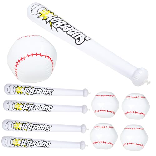HANABASS Aufblasbarer Baseballschläger für Teiliges Ball Schläger für Sportveranstaltungen und Partys Langlebig und Leicht zu Transportieren von HANABASS