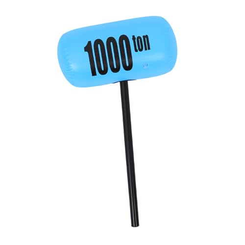 HANABASS Aufblasbarer Hammer aufblasbare Hämmer Aufblasbare Schwerter für Großes aufblasbares PVC- aufblasbarer Spielzeughammer Partyhammer Plastik Sky-Blue HANABASS Aufblasbarer Hammer aufblasbare Hämmer Aufblasbare Schwerter für Großes aufblasbares PVC- aufblasbarer Spielzeughammer Partyhammer Plastik Sky-Blue von HANABASS