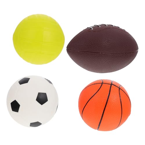 HANABASS Aufblasbares Teiliges Spielzeugball Set aus PVC Basketball Fußball Volleyball und Rugby Praktische Spielbälle für Drinnen und Draußen Farblich Sortiert Zufällige Farbe HANABASS Aufblasbares Teiliges Spielzeugball Set aus PVC Basketball Fußball Volleyball und Rugby Praktische Spielbälle für Drinnen und Draußen Farblich Sortiert Zufällige Farbe von HANABASS