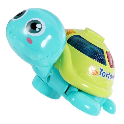 HANABASS Babyspielzeug Schildkröte Tierspielzeug Bewegliches Für Babys Musikspielzeug Leichtes Helles Abs Zufällige Farbe von HANABASS