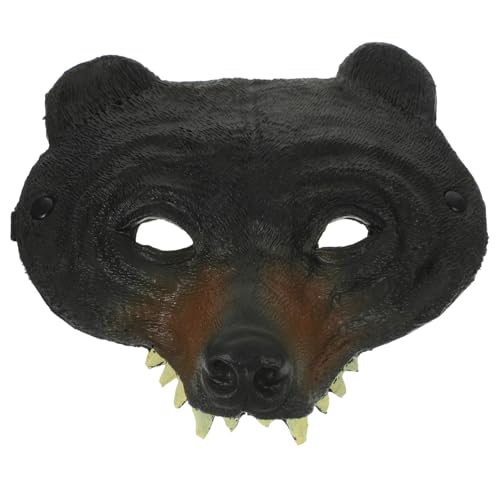 HANABASS Bär Maske für Halloween und Karneval Realistische Tiermaske für Kostümpartys Verkleidung und Cosplay Leicht und Bequem Anpassbare Elastikband für Maskeraden und Festlichkeiten HANABASS Bär Maske für Halloween und Karneval Realistische Tiermaske für Kostümpartys Verkleidung und Cosplay Leicht und Bequem Anpassbare Elastikband für Maskeraden und Festlichkeiten von HANABASS